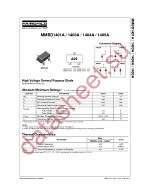 MMBD1405A datasheet  